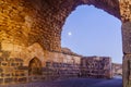 View of the remains of the crusader Belvoir Fortress