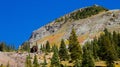 Remains of an Abandoned Stamp Mill Near The Tomboy Ghost Town, Colorado Royalty Free Stock Photo