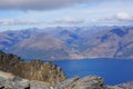 Lake Wakatipu  in New Zealand Royalty Free Stock Photo