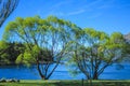 View of Remarkables mountain range and Lake Wakatipu in Queenstown, South Island, New Zealand Royalty Free Stock Photo