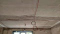 View of repairs in an apartment, building a house, repair work, dismantling of walls