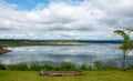 The view of the reservoir at norther of Thailand