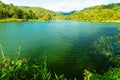 View of the reservoir in Thailand.