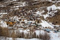 View of the resort Tignes les Brevieres Royalty Free Stock Photo