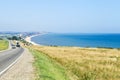 View of resort village Golubitskaya on Sea of Azov