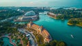 View Of Resorts World Sentosa At near river