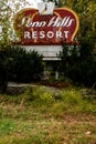 Abandoned Retro Penn Hills Resort Sign - Pocono Mountains, Pennsylvania