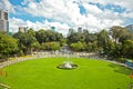 View from Reunification Palace in Ho Chi Minh City,Vietnam.