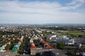 View of Reykjavik from above, Iceland Royalty Free Stock Photo