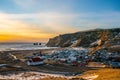 View of Reyniskirkja Church in Vik of Iceland