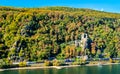 Rheinstein Castle in the Rhine Gorge, Germany