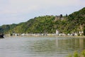 Beautiful view of the rhine at lorelei river