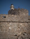 View of the Rhodos Castle Royalty Free Stock Photo