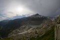 View of rhone glacier from Furkapass, Switzerland