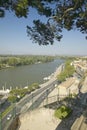 View of Rhone River, Avignon, France