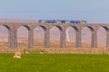 View of the Ribblehead Viaduct in Cumbria. UK