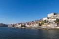 View of the Ribeira neighborhood and the Douro River in the city of Porto