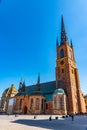 View of the Riddarholmen Church in Stockholm, Sweden