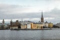 View of Riddarholmen and Gamla Stan from the Kungsholmen island