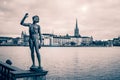 View of Riddarholmen from Stockholm City Hall, Sweden Royalty Free Stock Photo