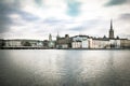 View of Riddarholmen from Stockholm City Hall, Sweden Royalty Free Stock Photo