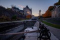 View of the Rideau Canal close to Parliament Hill