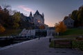 View of the Rideau Canal close to Parliament Hill