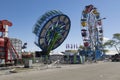 View of Rides at a Carnival