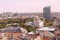 The view of Riga city - Freedom Monument, The Nativity of Christ Cathedral and Radisson Blu Latvija Conference & Spa Hotel, Riga