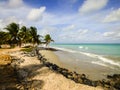 A view of Rio Ambar Beach on Itamaraca Island Royalty Free Stock Photo