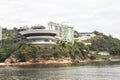 View of Rio de Janeiro city from Guanabara bay, Brazil Royalty Free Stock Photo