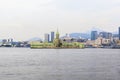 View of Rio de Janeiro city from Guanabara bay, Brazil Royalty Free Stock Photo