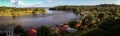 View of the Rio San Juan, from the old Spanish Fortress, Village of El Castillo, Rio San Juan, Nicaragua