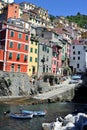 View of Riomaggiore, Cinque Terre National Park, Italy Royalty Free Stock Photo