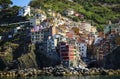 View of Riomaggiore, Cinque Terre national park, Liguria, Italy Royalty Free Stock Photo