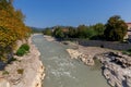 Kutaisi. Rioni River. Royalty Free Stock Photo