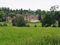 View of Ripley Castle from the surrounding park