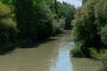 View of River Chubut in Gaiman town