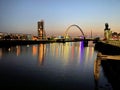 A view of the River Clyde in Glasgow Royalty Free Stock Photo