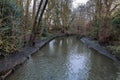 View of river Crane in Cranford park Royalty Free Stock Photo