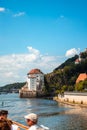 Veste Oberhaus and Veste Niederhaus near the river danube in Passau, Germany Royalty Free Stock Photo