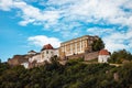 Veste Oberhaus and Veste Niederhaus near the river danube in Passau, Germany Royalty Free Stock Photo