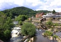 View of Llangollen in Denbighshire Wales UK Royalty Free Stock Photo