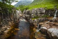 River Etive, Glen Etive, Scotland. Royalty Free Stock Photo