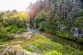 View of the river Hornad in the Slovak paradise