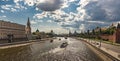 View of the river Moscow , Kremlevskaya Embankment