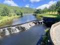 A view of a River near Aberystwyth Royalty Free Stock Photo