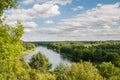 View of the river Neman. Liskiava Royalty Free Stock Photo