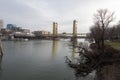 Tower Bridge in Old Sacramento Royalty Free Stock Photo