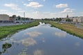 A view of the river Upa. Russia, city of Tula, 1 July 2016